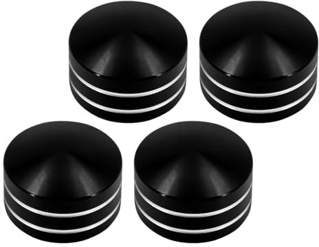 ZHky 4 pièces Couvercle de Bougie d'allumage de Moto vis de Moteur Bouchons de boulons à tête d'écrou compatibles avec Harley Touring Sportster XL883 1200 48 72 Twin Cam 99-17