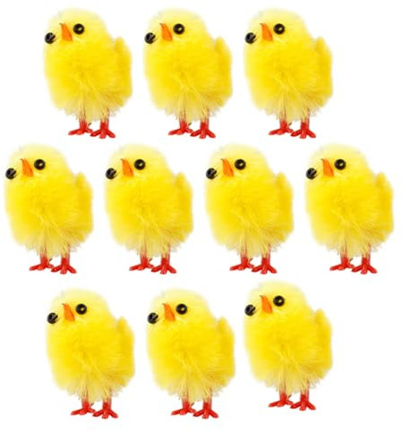 Cabilock 10st Osterkükenspielzeug Kleines Gartenspalier Korb Und Tablett Für Die Heißluftfritteuse Im Ofen Mini Heißluftfritteuse Geschirrgreifer Heißluftfritteuse Toaster Yellow Plastik