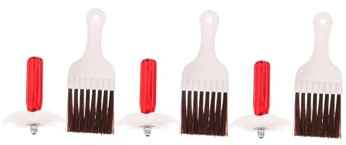 minkissy 3 Juegos Cepillo de Limpieza de Aire Acondicionado Limpiador Aire Acondicionado casa escobilla para Limpiar radiadores aerógrafo Peine de Aleta de Aire Acondicionado el plastico