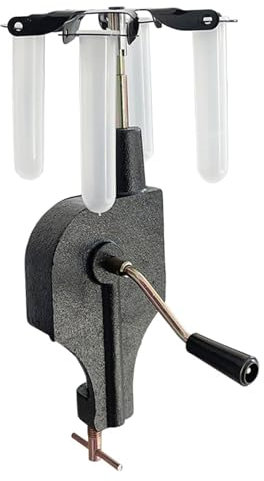 Centrifugeuse Manuelle, Précipitateur Centrifuge Manuel, Vitesse 1800 TR/Min, avec Tube Centrifuge De 15 ML X 4, Peut Être Fixé sur La Table, pour Expérience/enseignement