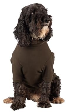 Fleece Dog Jumper Puppy Jacket Winter Coat XS, S, M, L, XL Pet Clothes Rydale 18 Colours (Dark Olive, M/L)