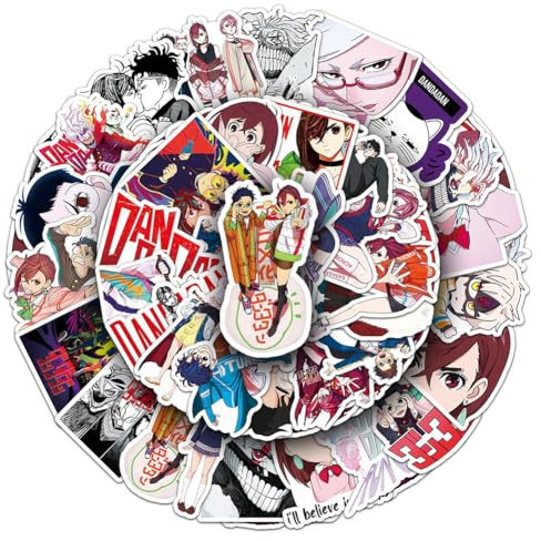 Okarun Ayase Momo niedliche Anime-Aufkleber, Turbo-Oma-Katzen-Aufkleber, Vinyl-Aufkleber für Wasserflaschen, Laptop, Skateboarden, 50 Stück