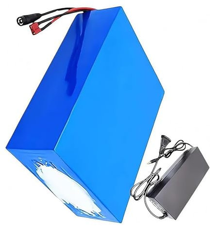 FTGADRYF Batterie Lithium-ION Rechargeable et étanche 72 V 20000 mAh 20S4P avec Chargeur 84 V 2 A for vélo et Scooter électrique 1500 W T XT60(72V XT60)