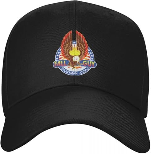 SIVMZFYQEL Klassische Baumwolle atmungsaktive Unisex Baseballkappe TV-Serie The Fall Guy 2024 Mode Baseball Männer Polyester Hüte Verstellbarer Hut Universal Casual Cap Truck Driver Hut Gesc