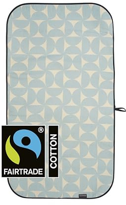 Brabantia Ironing Blanket - 6-Layer Resilient Material - Heat Resistant Mat - Compact - Non-Slip Base - Ideal for Travelling - Ironing Pad - Laundry Essentials - Fresh Breeze - 65 x 1 x 120 cm