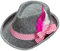 W WIDMANN MILANO Party Fashion - Bayerischer Fedora, mit Band und Federn, aus Filz, Hut, Tracht, Kopfschmuck, Accessoire