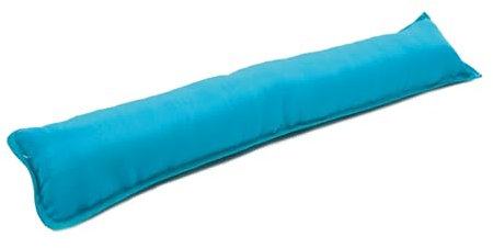 Egypto 92cm Long Draught Excluder for Doors & Windows - Energy Saving Under Door Barrier - Noise, Dust, & Insect Blocker - Wind Stopper Cushion (Pack of 1, Teal)