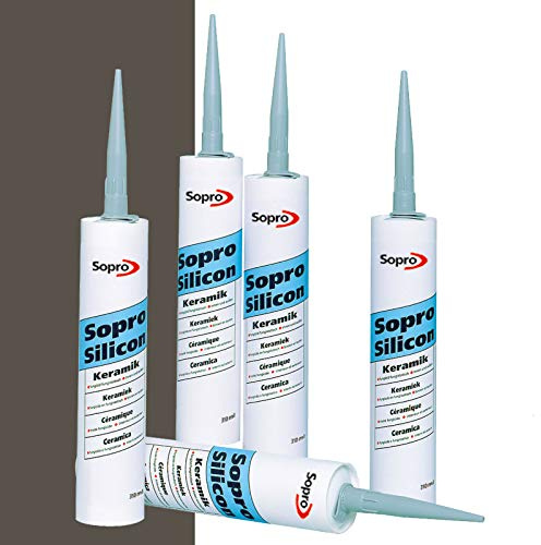 12x Sopro KeramikSilicon 310ml Ebenholz