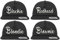 Youth Designz Baseball Kappe Snapback Cap Modell BLONDIE Schwarz