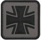 Emblem 3D PVC Eisernes Kreuz grau #2072