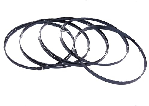 SMI 5er SET Holz-Bandsägeblatt 2240 x 8 x 0,65 mm 6 ZpZ Holzsägeband Sägeband passend für Metabo Makita Atika Güde Scheppach