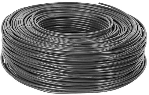 WITTKOWARE H05V-U Schaltdraht (Elektro-Installationsdraht), starr, 0,75mm², Kabellänge 100m, Aderfarbe schwarz