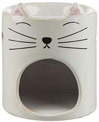 Feline Fine Ceramic Cat Head Oil Burner