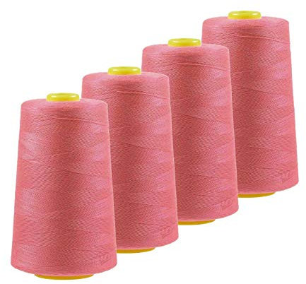 4 x 4572m Qualitäts Overlock-Garn Overlock-Nähgarn Oeko-Tex Farben 541 bis 580