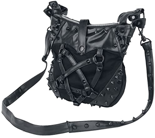 Vixxsin Conjur Bag Frauen Handtasche schwarz Baumwolle Gothic
