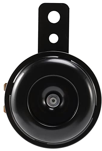 Loptory 6V Schwarz Montage Elektrische Hupe für Auto Motorrad Lastwagen Fahrzeug