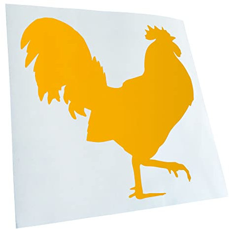 - Autoaufkleber - Hahn - Gockel - Huhn Aufkleber für Auto, Laptop, Fahrrad, LKW, Motorrad mehrfarbig JDM Decal Racing