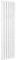 blumfeldt Radiateur Eau Chaude Design, Radiateur Vertical Eau Chaude pour Chauffage Maison, Faible Conso d'Energie, Silencieux, Chauffage Mural 485W pour Salle de Bains, Seche Serviette Eau Chaude