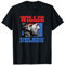 Willie Nelson Offizielles Bandana T-Shirt, Unisex Erwachsene, Schwarz, S