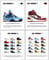 CREAARO Hypebeast Sneaker-Poster, ungerahmt, Michael Jordan, Hypebeast, Raumdekoration, Schuhe für Teenager, Jungen, Männer, Raumdekoration, 4 Stück, 20,3 x 30,5 cm