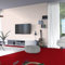 SchönesWohnen Teppichboden Antares Auslegware rot 400x100cm