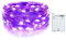Gcstnn Stringa Luci Led a Batteria, 3metri 30 Led Rame filo Catene Luminose Lucine Fata Luci con timer per per camere, terrazze, Halloween, Natale, decorazione(Viola)