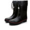 Jesindr Stivali Gomma Uomo, Pioggia Antiscivolo Adulto Antinfortunistica Stivali, Leggere Comodeda Esterno Scarpe da Giardino, Nero Rosso, 45 EU