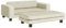 vidaXL Kindersofa mit Hocker, Couch für Kinder, Kindercouch mit runden Kanten, Kindersessel Minisofa Polstersofa Kindermöbel Sofa Kinderzimmer, Creme Samt