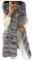 Nidddiv Oberbekleidung, warme Weste, Mantel, ärmellose Weste, Kunstfell, langer Mantel, Weste für Damen, einfarbig, warme Strickjacke, Thermo-Winter-Plüsch-Weste, grau, 52