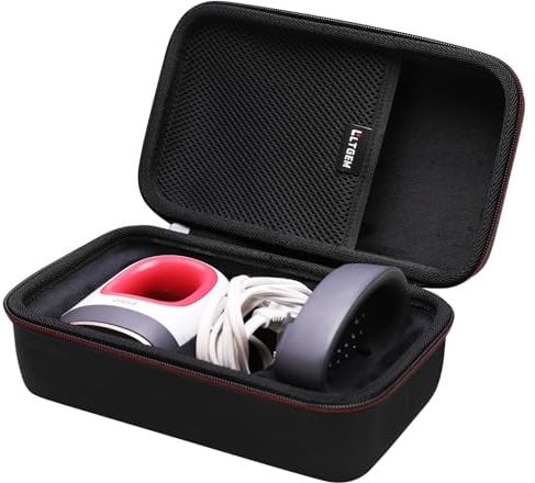 LTGEM Hard Carrying Case for Cricut EasyPress Mini Heat Press - Travel Protective Storage Bag(Black+Black) lack+Black
