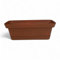 Ecoplast | Balconetta Origine 50cm, Fioriera da Esterno in Plastica, Fioriera da Balcone Terracotta, 49x16,5x17, Made in Italy