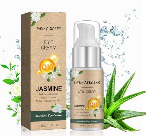 Jasminsalbe Plus Aktiv, Jasminsalbe Augenringe Schlupflider, Jasmin Salbe Augenringe, Jasmin Creme Gegen Tränensäcke, Augencreme Gegen Augenringe, Mit Collagen Und Aloe Vera (1 Stück)