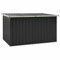Keyroto Gartenbox wasserdicht XXL Metall Auflagenbox XXL Garten Aufbewahrungsbox Kissenbox Werkzeugkasten Gerätebox Gartentruhe -Anthrazit-171 x 99 x 93 cm