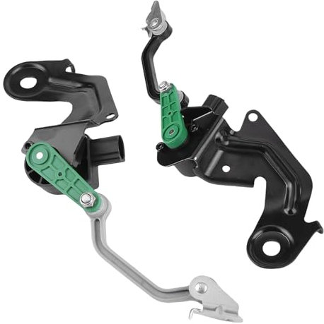 2X Niveausensor Luftfederung Hinten Links Rechts Passend für Audi A6 4F C6 2.0 2.4 2.7 4F0616572D 4F0616571J Scheinwerfer-Niveausensor Höhenstandsensor