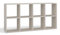 CDF Bücherregal Kaschmir (beige) – Regal für Bücher, Spielzeug – möbel ideal für Wohnzimmer, Kinderzimmer oder Jugendzimmer – standregal Malax 2x4