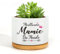 Wixelon Cadeau Mamie,Cadeau Fete des Mere,Cadeau,Cadeau Fête Des Mères,Cadeau Anniversaire Mamie,Cadeau pour Mamie,Pot de Fleur,Cadeau Mamie Original,Idee Cadeau Grand Mere,Cadeau Mamie Noel