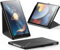 INFILAND - Funda para iPad de 10.2 pulgadas, 9ª/8ª/7ª generación, funda plegable delgada estilo libro con soporte horizontal y vertical, funda protectora para iPad 10.2 (2021/2020/2019) (negro)
