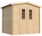 Abri de Jardin en Bois - Stockage extérieur I236xL226xH218 cm/ 4.33 m2 Petit abri à Outils, Local à vélos - TIMBELA M369C