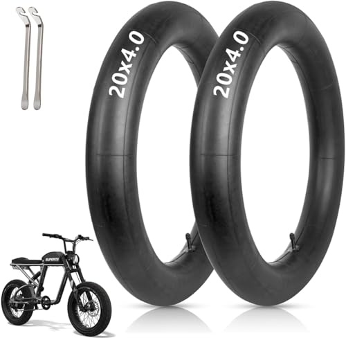YHTSPORT Fahrradschlauch 20x4.0, Fat Bike Schlauch 20 Zoll Mit Schrader Ventil AV für Fatbike, MTB, Elektrofahrräder