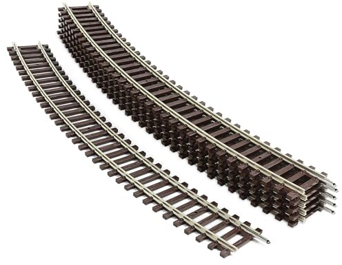 Evemodel Spur H0 1:87 Code 100 19 Modell Radius Kurve Spur Kupfer Nickel Schiene Landschaftsbau (12/Pkg)