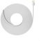 VRTYVEYBB Charging Cable For Ring Outdoor Camera Plus TPE Weatherproof DC Type-C Compatible 5.2m 7.6m 10M Options White Extended Power Cord(7.2M)