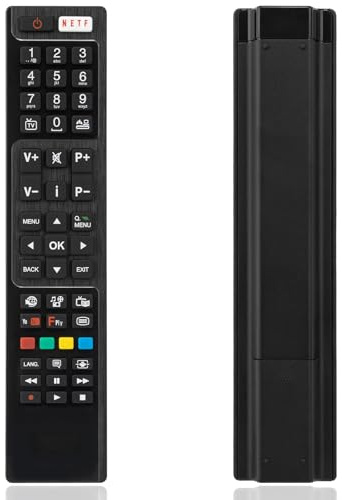RC4848F Universal Remote Control for Hitachi Bush Telefunken JVC TVs - No Setup Required