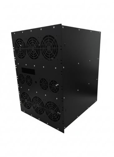 K-CASE 2 RAL - Rack 19 inch CASE for crypto, AI, Home lab. 14,5U size, eATX 3 x PSU, 8/12 x GPU, 16 x FAN