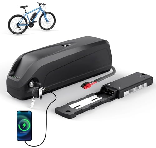48V 13Ah Batterie Velo Electrique, Batterie vélo électrique avec BMS Intelligent 30A, Port USB, Batteries 48v Lithium ION pour Roue de Conversion Bafang 0-1000W et Autres vélos électriques