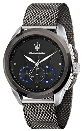 MASERATI Herren Armbanduhr Chronograph Quarz Edelstahl R8873612006