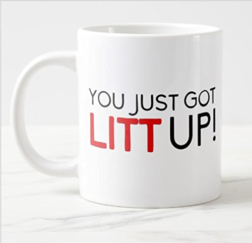 You Just Got Litt Up Mug, White, 330ml