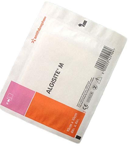 ALGISITE M calcium-alginate Wunde Kompressen 10 cm x 10 cm x10 Wunden cruris Diabetiker