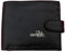 Chainsaw Black Leather Mens Wallet RFID Protection