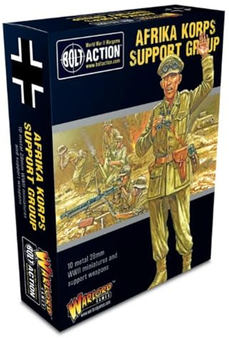 Warlord Games Bolt Action 2 Afrika Korps Support Group (HQ, Mortar & MMG) - EN