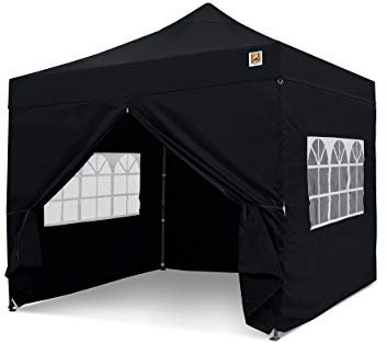 Gorilla Gazebo ® Pop Up 3x3m Heavy Duty Waterproof Commercial Grade Market Stall 4 Side Panels Leg Weights Pegs and Wheeled Carrybag